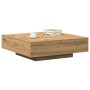 Mesa de café Artisan de 100x100x31 cm en madera de ingeniero color roble de , Mesas de centro - Ref: Foro24-863004, Precio: 1...