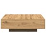 Mesa de café Artisan de 100x100x31 cm en madera de ingeniero color roble de , Mesas de centro - Ref: Foro24-863004, Precio: 1...