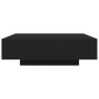 Mesa de café con luces LED Madera de roble negra 100x100x31 cm de , Mesas de centro - Ref: Foro24-863008, Precio: 111,27 €, D...
