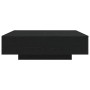 Mesa de café con luces LED Madera de roble negra 100x100x31 cm de , Mesas de centro - Ref: Foro24-863008, Precio: 111,27 €, D...