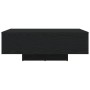 Mesa de Café con Luces LED Roble Negro 85x55x31 cm de , Mesas de centro - Ref: Foro24-863011, Precio: 78,96 €, Descuento: %