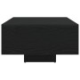 Mesa de Café con Luces LED Roble Negro 85x55x31 cm de , Mesas de centro - Ref: Foro24-863011, Precio: 78,96 €, Descuento: %