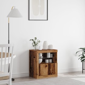 Aparador con luces LED Madera Vieja 60,5x37x67 cm de , Aparadores - Ref: Foro24-863012, Precio: 69,33 €, Descuento: %