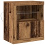 Aparador con luces LED Madera Vieja 60,5x37x67 cm de , Aparadores - Ref: Foro24-863012, Precio: 69,33 €, Descuento: %