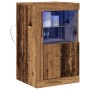 Aparador con Luces LED Madera Vieja 41x37x67 cm de , Taquillas y armarios de almacenamiento - Ref: Foro24-863018, Precio: 61,...