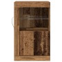 Aparador con Luces LED Madera Vieja 41x37x67 cm de , Taquillas y armarios de almacenamiento - Ref: Foro24-863018, Precio: 61,...