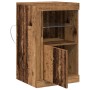 Aparador con Luces LED Madera Vieja 41x37x67 cm de , Taquillas y armarios de almacenamiento - Ref: Foro24-863018, Precio: 61,...
