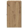 Consola con luces LED Roble Artisan 41x37x67 cm de , Taquillas y armarios de almacenamiento - Ref: Foro24-863020, Precio: 57,...