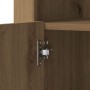 Consola con luces LED Roble Artisan 41x37x67 cm de , Taquillas y armarios de almacenamiento - Ref: Foro24-863020, Precio: 57,...