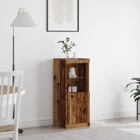 Sideboard  con luces LED Madera antigua 41x37x100 cm | Foro24.es | Tu tienda online para hogar, jardín y más Foro24.es