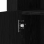 Sideboard con luces LED Roble Negro 41x37x67 cm de , Taquillas y armarios de almacenamiento - Ref: Foro24-863022, Precio: 64,...