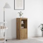 Aparador con Luces LED Roble Artisan 41x37x100 cm de , Aparadores - Ref: Foro24-863025, Precio: 72,45 €, Descuento: %
