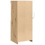 Aparador con Luces LED Roble Artisan 41x37x100 cm de , Aparadores - Ref: Foro24-863025, Precio: 72,45 €, Descuento: %