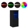 Sideboard con luces LED Negro Roble 41x37x100 cm de , Aparadores - Ref: Foro24-863026, Precio: 81,02 €, Descuento: -5%%