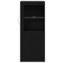 Sideboard con luces LED Negro Roble 41x37x100 cm de , Aparadores - Ref: Foro24-863026, Precio: 81,02 €, Descuento: -5%%