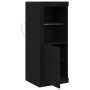Sideboard con luces LED Negro Roble 41x37x100 cm de , Aparadores - Ref: Foro24-863026, Precio: 81,02 €, Descuento: -5%%
