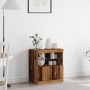 Sideboard con luces LED Madera vieja 60x37x67 cm de , Aparadores - Ref: Foro24-863027, Precio: 69,03 €, Descuento: %