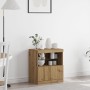 Sideboard de con luces LED Roble Artesano 60x37x67 cm de , Aparadores - Ref: Foro24-863028, Precio: 73,10 €, Descuento: %