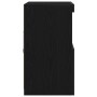 Aparador con luces LED Negro Roble 60x37x67 cm de , Aparadores - Ref: Foro24-863029, Precio: 77,52 €, Descuento: %