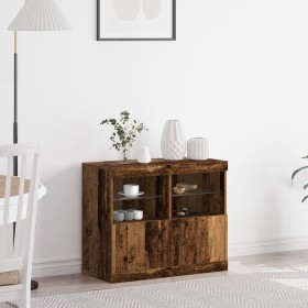 Comprar Aparador con Luces LED Madera Vieja