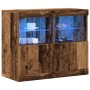 Aparador  con Luces LED Madera Vieja 81x37x67 cm | Foro24.es | Tu tienda online para hogar, jardín y más Foro24.es