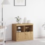 Aparador con luces LED de roble artesanal 81x37x67 cm de , Aparadores - Ref: Foro24-863031, Precio: 86,15 €, Descuento: %