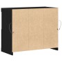 Aparador con Luces LED Roble Negro 81x37x67 cm de , Aparadores - Ref: Foro24-863032, Precio: 91,15 €, Descuento: %