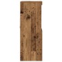 Aparador con Luces LED Madera Vieja 60x37x100 cm de , Aparadores - Ref: Foro24-863033, Precio: 87,64 €, Descuento: %