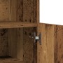 Aparador con Luces LED Madera Vieja 60x37x100 cm de , Aparadores - Ref: Foro24-863033, Precio: 87,64 €, Descuento: %