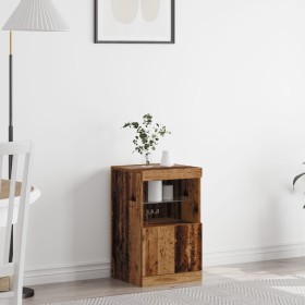 Aparador con Luces LED Madera Vieja 41x37x67 cm de , Aparadores - Ref: Foro24-863036, Precio: 56,07 €, Descuento: %