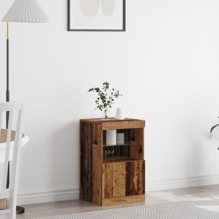 Aparador con Luces LED Madera Vieja 41x37x67 cm de , Aparadores - Ref: Foro24-863036, Precio: 56,07 €, Descuento: %
