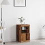 Aparador con Luces LED Madera Vieja 41x37x67 cm de , Aparadores - Ref: Foro24-863036, Precio: 56,07 €, Descuento: %
