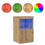 Aparador con Luces LED Roble Artesanal 41x37x67 cm de , Aparadores - Ref: Foro24-863037, Precio: 55,08 €, Descuento: -5%%