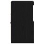Mueble de TV con Luces LED Madera Negra 41x37x67 cm de , Aparadores - Ref: Foro24-863038, Precio: 58,18 €, Descuento: -5%%