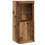 Aparador con Luces LED Madera Vieja 41x37x100 cm de , Aparadores - Ref: Foro24-863039, Precio: 73,65 €, Descuento: %