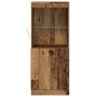 Aparador con Luces LED Madera Vieja 41x37x100 cm de , Aparadores - Ref: Foro24-863039, Precio: 73,65 €, Descuento: %