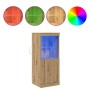 Aparador con Luces LED Roble Artesanal 41x37x100 cm de , Aparadores - Ref: Foro24-863040, Precio: 73,65 €, Descuento: %