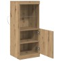 Aparador con Luces LED Roble Artesanal 41x37x100 cm de , Aparadores - Ref: Foro24-863040, Precio: 73,65 €, Descuento: %