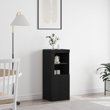 ideshow  con luces LED Roble Negro 41x37x100 cm | Foro24.es | Tu tienda online para hogar, jardín y más Foro24.es