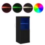 ideshow  con luces LED Roble Negro 41x37x100 cm | Foro24.es | Tu tienda online para hogar, jardín y más Foro24.es