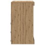 Sideboard con luces LED Roble Artisan 60,5x37x67 cm de , Aparadores - Ref: Foro24-863043, Precio: 72,71 €, Descuento: %