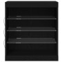 Aparador con luces LED Negro Roble 60,5x37x67 cm de , Aparadores - Ref: Foro24-863044, Precio: 77,02 €, Descuento: %