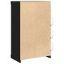 Aparador con Luces LED Roble Negro 60,5x37x100 cm | Foro24.es | Tu tienda online para hogar, jardín y más Foro24.es