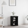 Aparador con Luces LED Roble Negro 41x37x67 cm de , Aparadores - Ref: Foro24-863053, Precio: 67,75 €, Descuento: %
