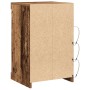 Sideboard de con luces LED Madera Vieja 41x37x67 cm de , Aparadores - Ref: Foro24-863051, Precio: 61,64 €, Descuento: %