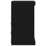 Aparador con Luces LED Roble Negro 41x37x67 cm de , Aparadores - Ref: Foro24-863053, Precio: 67,75 €, Descuento: %