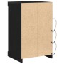 Aparador con Luces LED Roble Negro 41x37x67 cm de , Aparadores - Ref: Foro24-863053, Precio: 67,75 €, Descuento: %