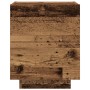 Cabinet de Noche con Luces LED Madera Vieja 45x40x55 cm de , Mesitas de noche - Ref: Foro24-863057, Precio: 79,38 €, Descuent...