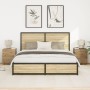 Mesas de Noche con Luces LED 2 pcs Roble Artesanal 45x40x55 cm de , Mesitas de noche - Ref: Foro24-863060, Precio: 134,44 €, ...