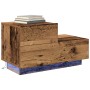 Armario de Noche  con Luces LED Madera Antigua 100x36x49 cm | Foro24.es | Tu tienda online para hogar, jardín y más Foro24.es